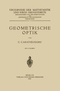Vorderes Coverbild Geometrische Optik