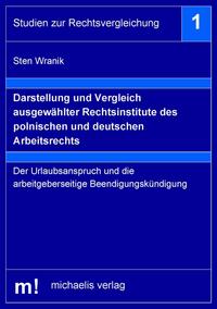 Vorderes Coverbild Darstellung und Vergleich ausgewählter Rechtsinstitute des polnischen und deutschen Arbeitsrechts