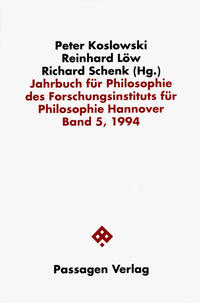 Vorderes Coverbild Jahrbuch für Philosophie des Forschungsinstituts für Philosophie Hannover / Jahrbuch für Philosophie des Forschungsinstituts für Philosophie Hannover