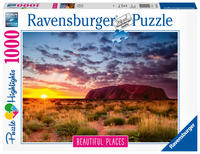 Vorderes Coverbild Ravensburger Puzzle 15155 - Ayers Rock in Australien - 1000 Teile Puzzle für Erwachsene und Kinder ab 14 Jahren, Landschaftspuzzle