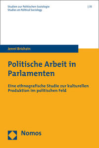 Vorderes Coverbild Politische Arbeit in Parlamenten