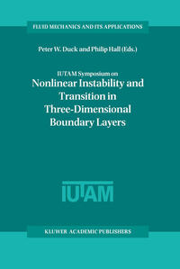 Vorderes Coverbild IUTAM Symposium on Nonlinear Instability and Transition in Three-Dimensional Boundary Layers
