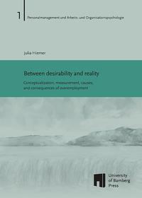 Vorderes Coverbild Between desirability and reality
