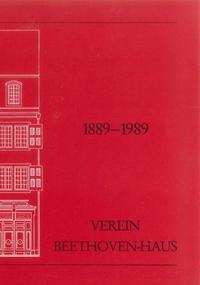 Vorderes Coverbild 1889-1989 Verein Beethoven-Haus