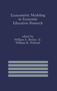 Vorderes Coverbild Econometric Modeling in Economic Education Research