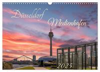 Vorderes Coverbild Düsseldorf Medienhafen (Wandkalender 2025 DIN A3 quer), CALVENDO Monatskalender