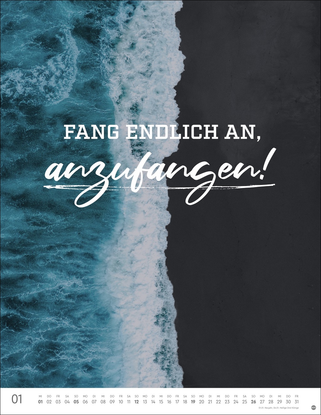 Beispielinhalt (Bild) Visual Statements Posterkalender 2025