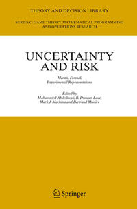 Vorderes Coverbild Uncertainty and Risk