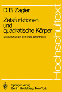 Vorderes Coverbild Zetafunktionen und quadratische Körper