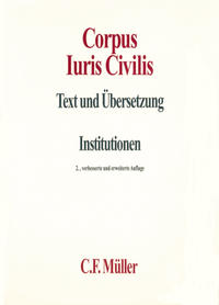 Vorderes Coverbild Corpus Iuris Civilis I