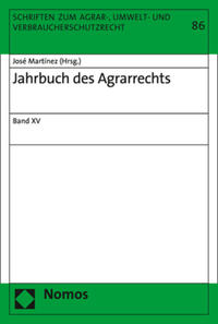 Vorderes Coverbild Jahrbuch des Agrarrechts