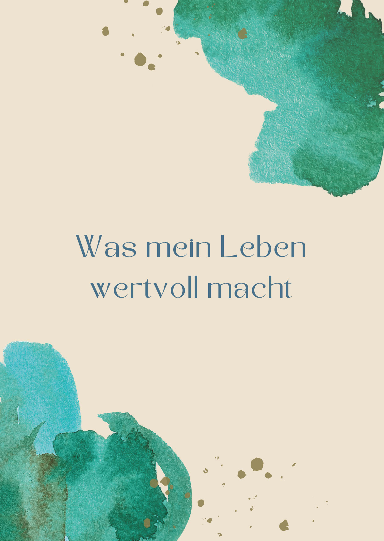 Beispielinhalt (Bild) Weil das Leben fragt