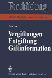 Vorderes Coverbild Vergiftungen Entgiftung Giftinformation