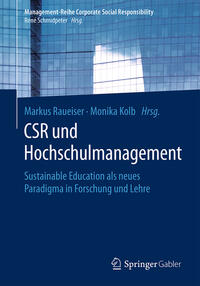 Vorderes Coverbild CSR und Hochschulmanagement