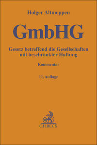 Vorderes Coverbild Gelbe Erläuterungsbücher / Gesetz betreffend die Gesellschaften mit beschränkter Haftung. GmbHG