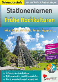 Vorderes Coverbild Stationenlernen Frühe Hochkulturen