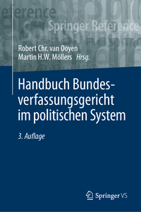 Vorderes Coverbild Handbuch Bundesverfassungsgericht im politischen System