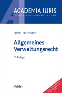 Vorderes Coverbild Allgemeines Verwaltungsrecht