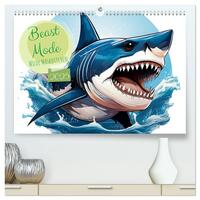 Vorderes Coverbild Beast Mode - Wilde Maskottchen (hochwertiger Premium Wandkalender 2025 DIN A2 quer), Kunstdruck in Hochglanz