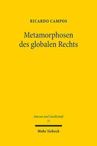 Vorderes Coverbild Metamorphosen des globalen Rechts