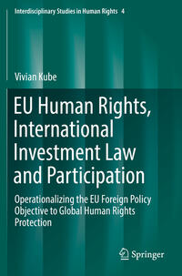 Vorderes Coverbild EU Human Rights, International Investment Law and Participation