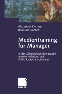 Vorderes Coverbild Medientraining für Manager