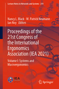 Vorderes Coverbild Proceedings of the 21st Congress of the International Ergonomics Association (IEA 2021)