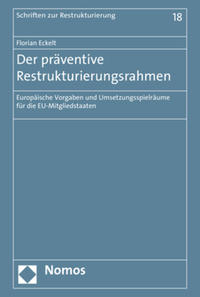 Vorderes Coverbild Der präventive Restrukturierungsrahmen