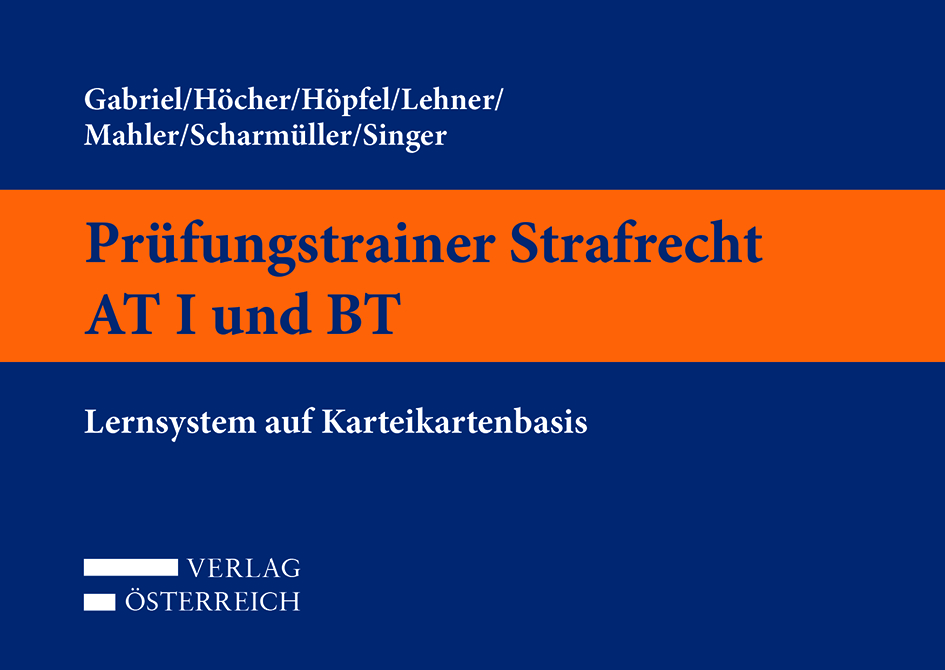 Anderes Coverbild Prüfungstrainer Strafrecht AT I und BT