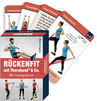 Vorderes Coverbild Trainingskarten: Rückenfit mit TheraBand® & Co.