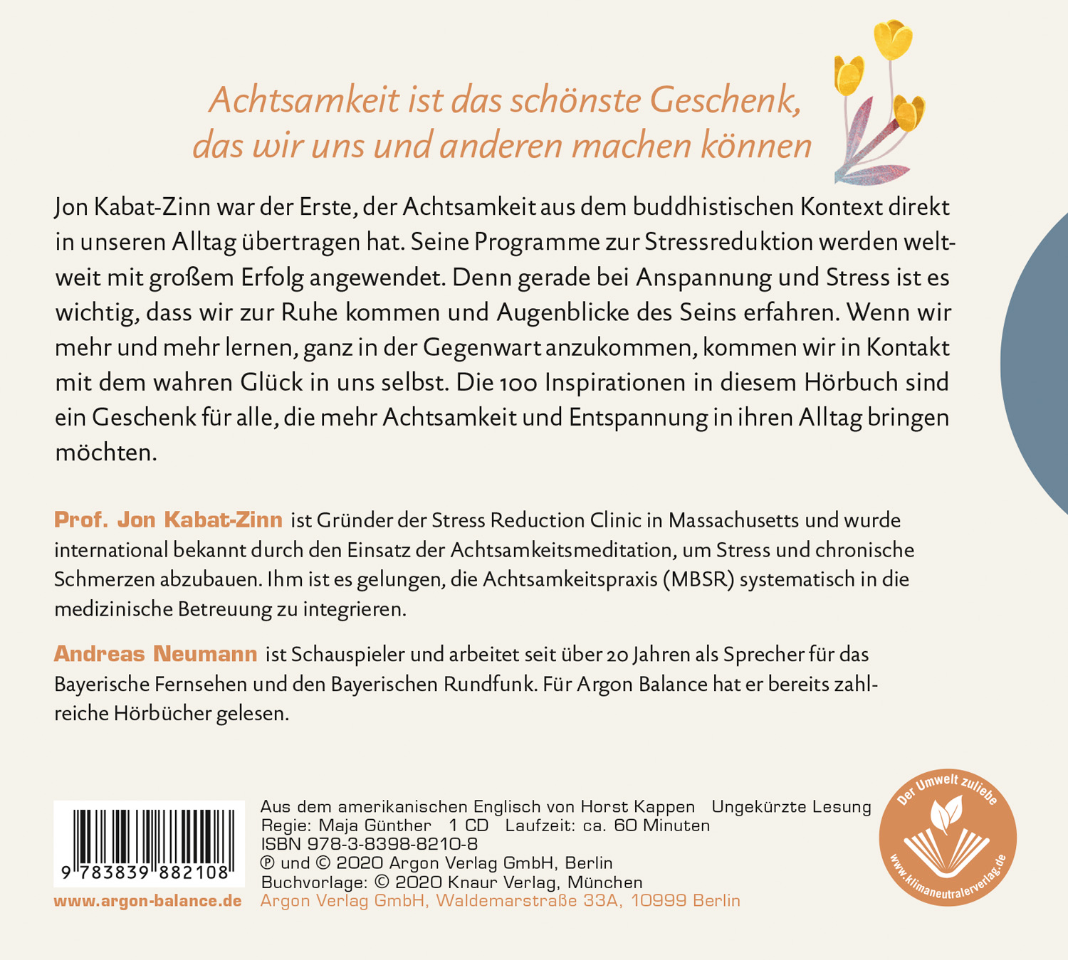 Rückseitencover Jeder Augenblick kann dein Lehrer sein