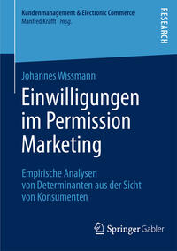 Vorderes Coverbild Einwilligungen im Permission Marketing