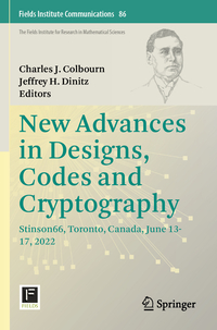 Vorderes Coverbild New Advances in Designs, Codes and Cryptography