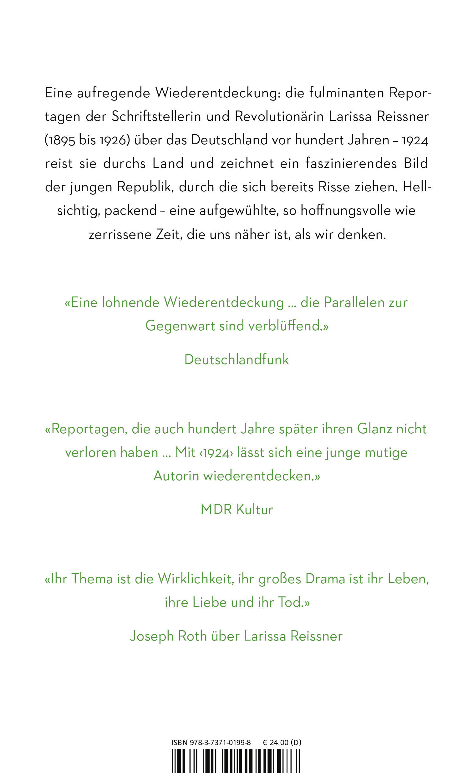 Rückseitencover 1924