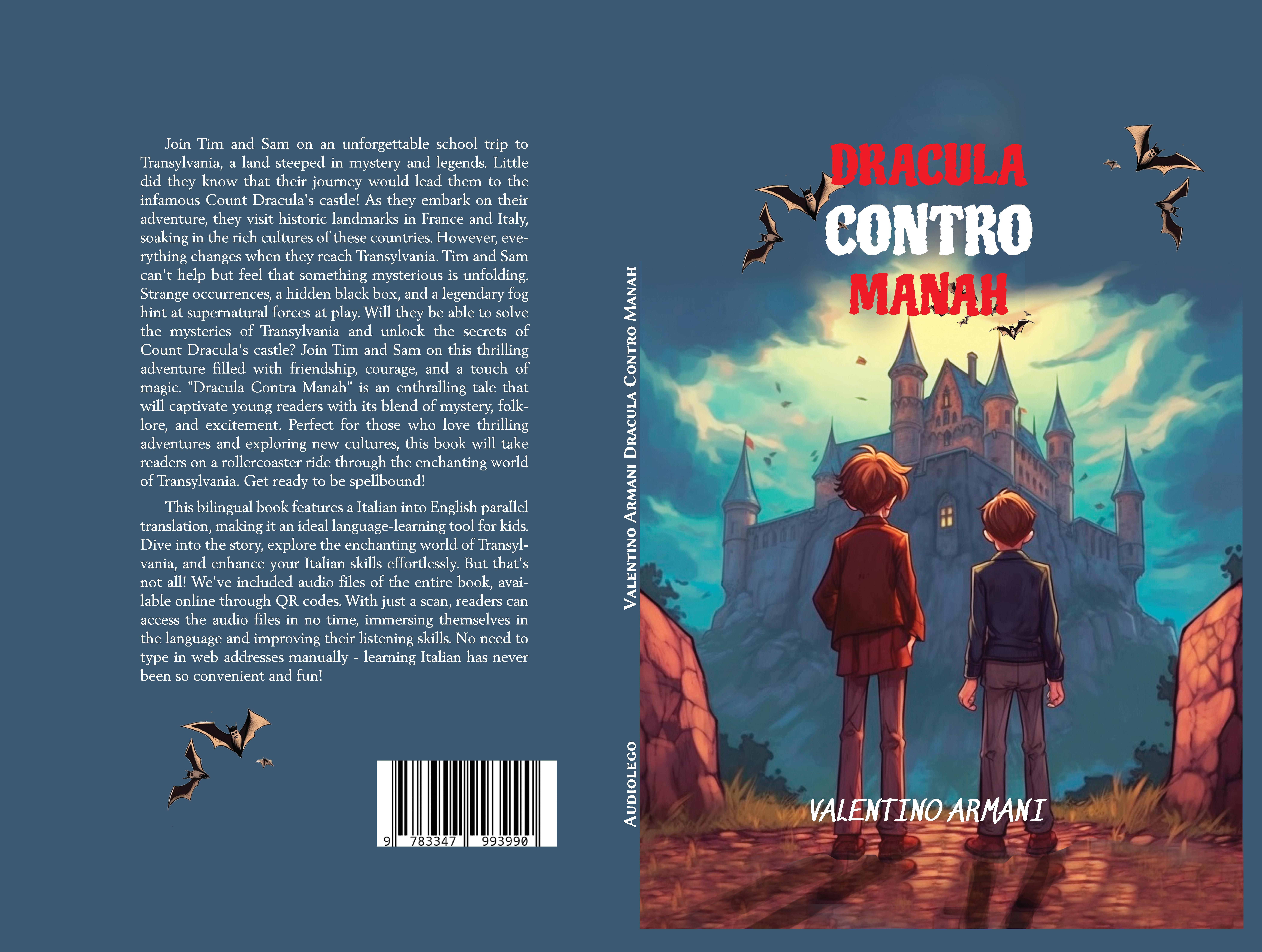 Gesamtes Coverbild Learn Italian with Dracula Contro Manah