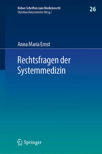 Vorderes Coverbild Rechtsfragen der Systemmedizin