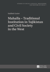 Vorderes Coverbild Mahalla – Traditional Institution in Tajikistan and Civil Society in the West