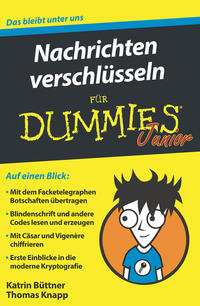 Vorderes Coverbild Nachrichten verschlüsseln für Dummies Junior