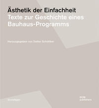 Vorderes Coverbild Ästhetik der Einfachheit