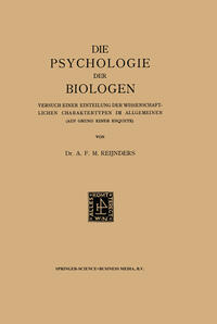 Vorderes Coverbild Die Psychologie der Biologen