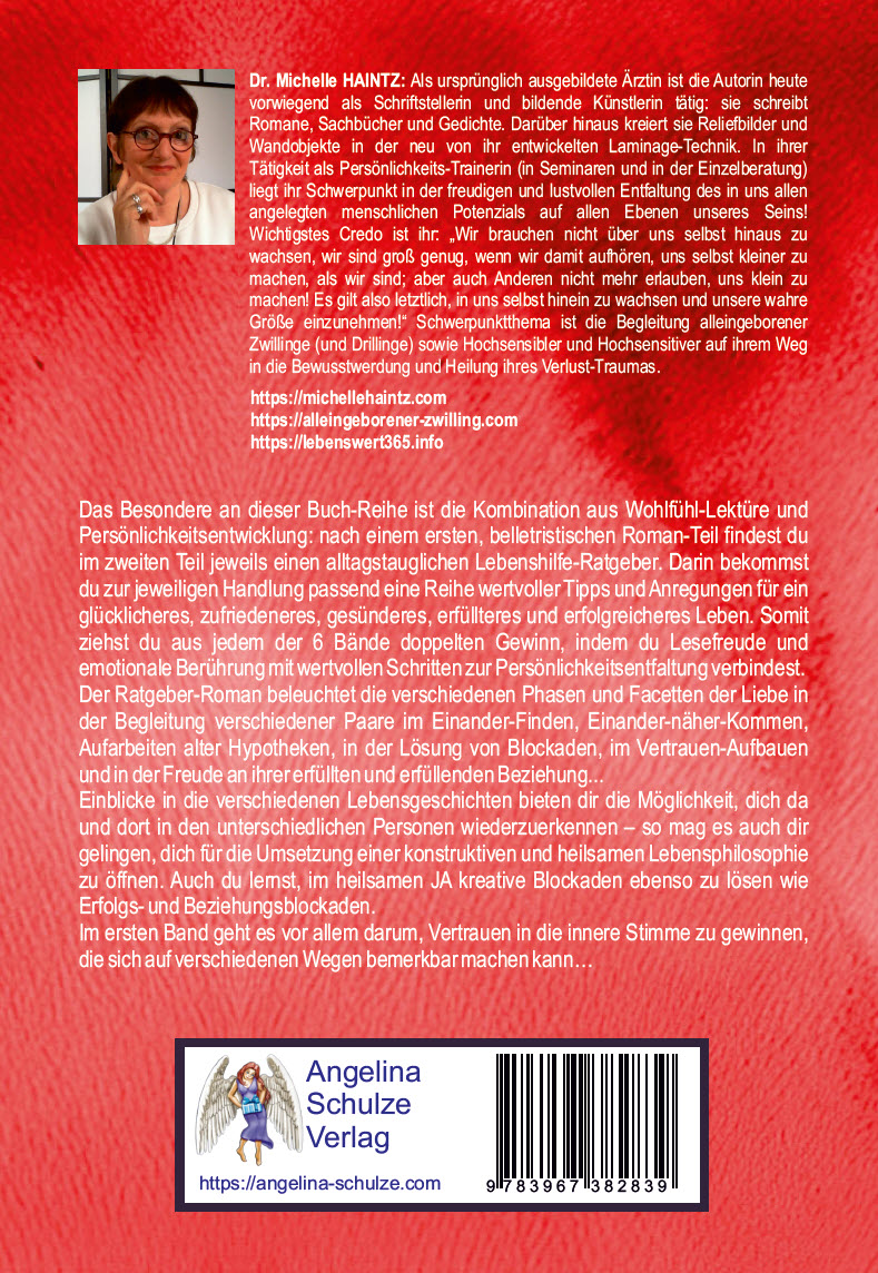 Rückseitencover LIEBE sagt JA zum HIER und JETZT 1