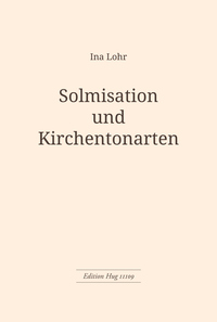 Vorderes Coverbild Solmisation und Kirchentonarten