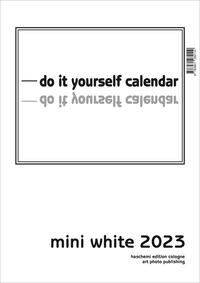 Vorderes Coverbild Mini White 2023 - Do it yourself Calendar