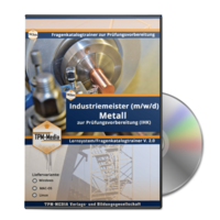 Vorderes Coverbild Industriemeister Metall (Windows) Fragenkatalogtrainer mit über 5000 Lern-/Prüfungsfragen