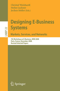 Vorderes Coverbild Designing E-Business Systems. Markets, Services, and Networks