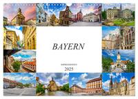 Vorderes Coverbild Bayern Impressionen (Wandkalender 2025 DIN A3 quer), CALVENDO Monatskalender