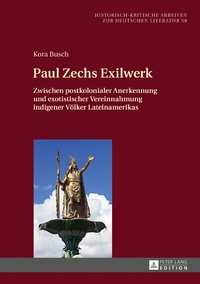 Vorderes Coverbild Paul Zechs Exilwerk