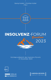 Vorderes Coverbild Insolvenz-Forum 2023