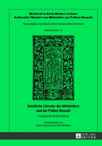Vorderes Coverbild Geistliche Literatur des Mittelalters und der Frühen Neuzeit