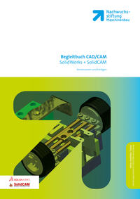 Vorderes Coverbild CAD / CAM SolidWorks + SolidCAM Begleitbuch